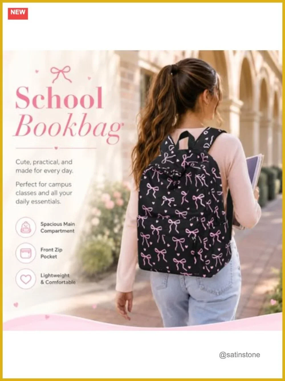 Kids Backpack Set with Lunch Box and Pencil Case 3 in 1 School Bags Polyester